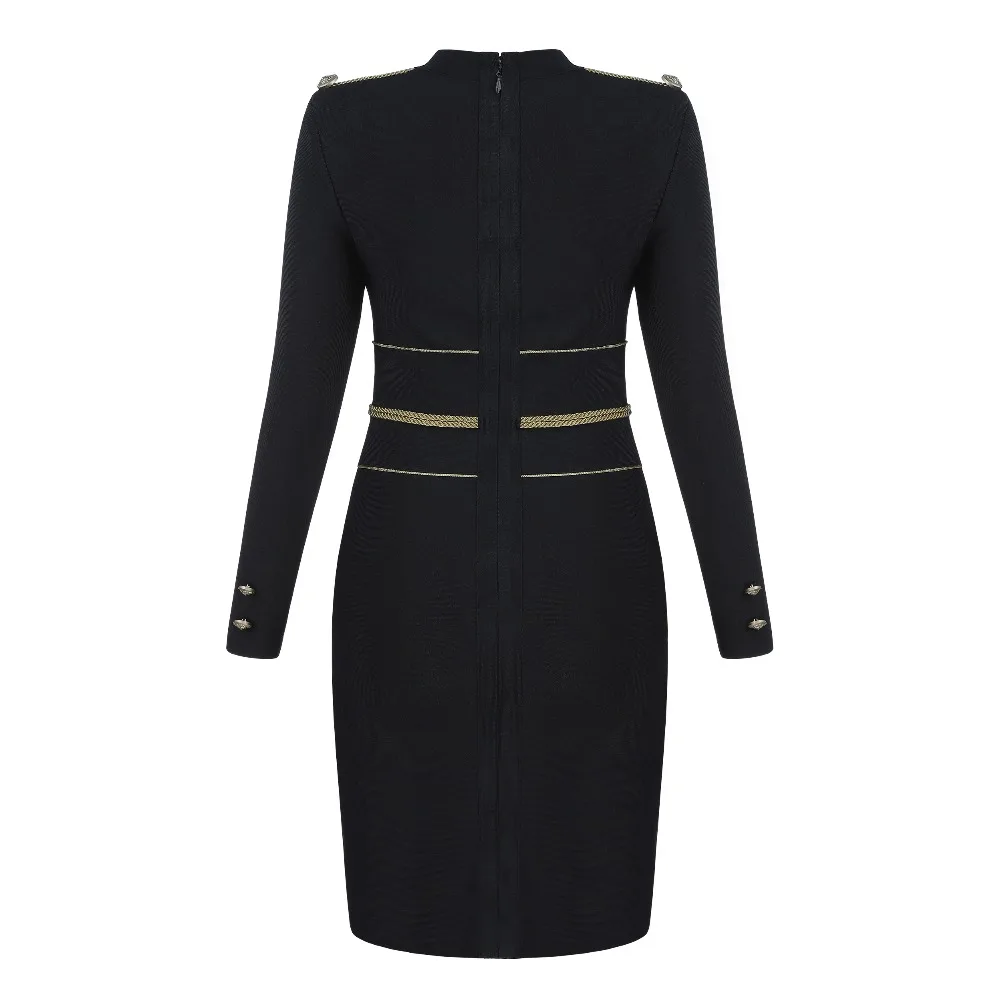 Women Sexy Bandage Dress Female Autumn Winter Long Sleeve Black Mini Dress Bodycon Party Dress Vestido High Quality P-3
Women Sexy Bandage Dress Female Autumn Winter Long Sleeve Black Mini Dress Bodycon Party Dress Vestido High Quality P-3