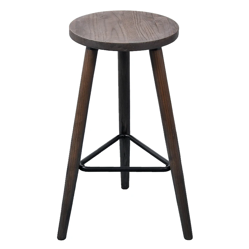 Industrial Vintage Antique Bar Stool Height 66.5cm Round Seat Wooden Loft Style Furniture Counter Bar Stool 3 Leg Solid Wood
Industrial Vintage Antique Bar Stool Height 66.5cm Round Seat Wooden Loft Style Furniture Counter Bar Stool 3 Leg Solid Wood