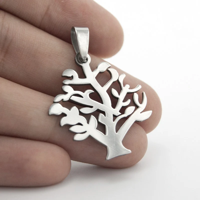 100% Stainless Steel Tree Necklace&Pendant Charms Tree Of Life Jewelry Findings Whosales 10 pcs
100% Stainless Steel Tree Necklace&Pendant Charms Tree Of Life Jewelry Findings Whosales 10 pcs