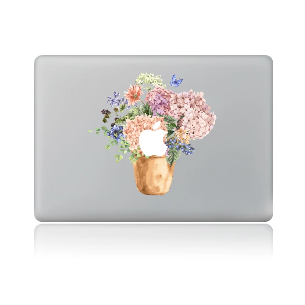 Керамическая ваза в стиле масляной живописи Виниловая наклейка для DIY Macbook Pro / Air 11