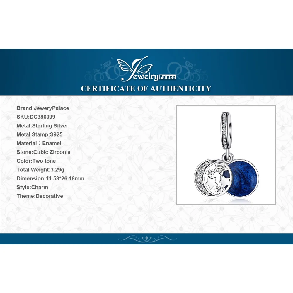 JewelryPalace Blue Moon Star 925 Sterling Silver Bead Charms Silver 925 Original For Bracelet Silver 925 original Jewelry Making
JewelryPalace Blue Moon Star 925 Sterling Silver Bead Charms Silver 925 Original For Bracelet Silver 925 original Jewelry Making