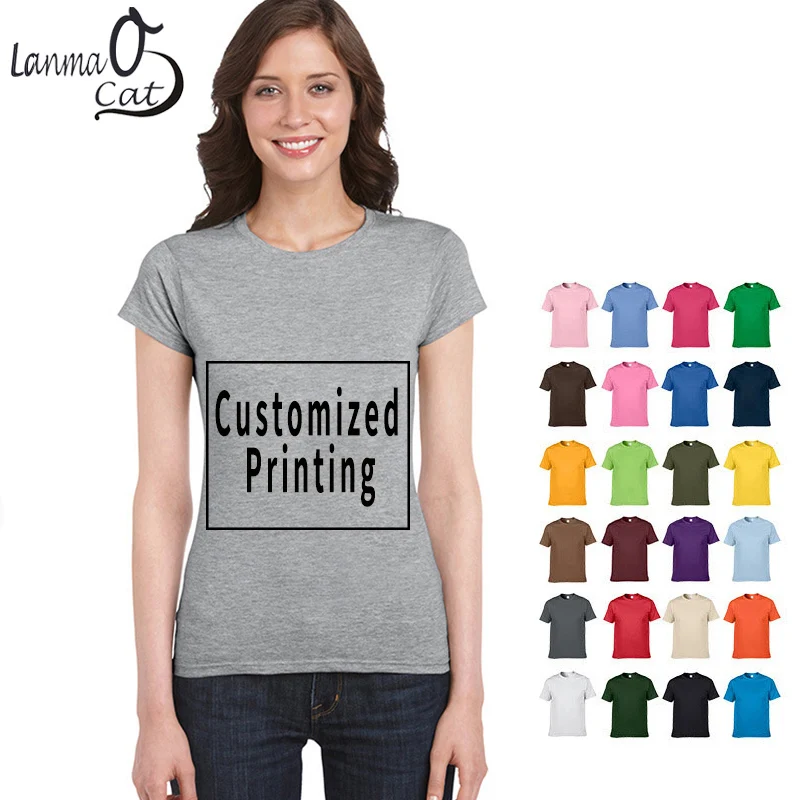 Women Cotton T Shirts Customized Logo Women Cotton T Shirts Customized with Own Logo T Shirts Plus Size
Women Cotton T Shirts Customized Logo Women Cotton T Shirts Customized with Own Logo T Shirts Plus Size