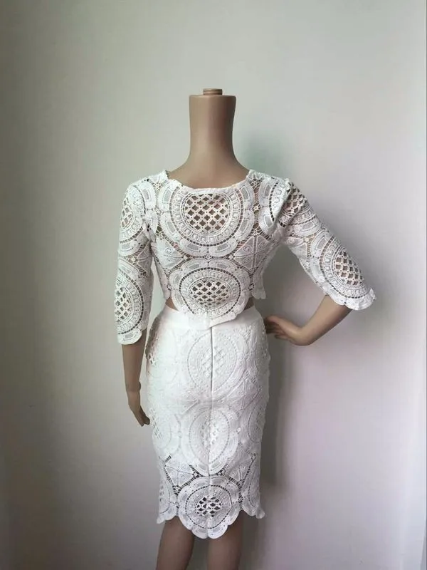 black 2 piece short sleeve 2020 newest arrival lace knee length party bandage dress
black 2 piece short sleeve 2020 newest arrival lace knee length party bandage dress