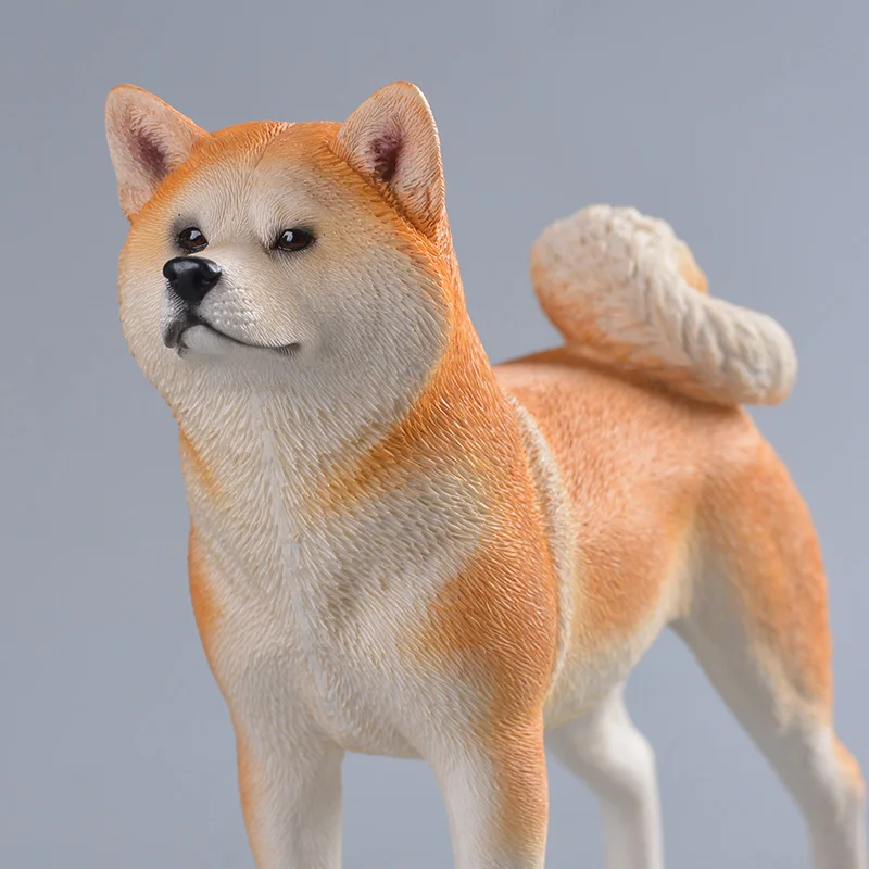 Милые животные Koteta японская модель собаки Akita масштаб 1/6 из смолы домашнее