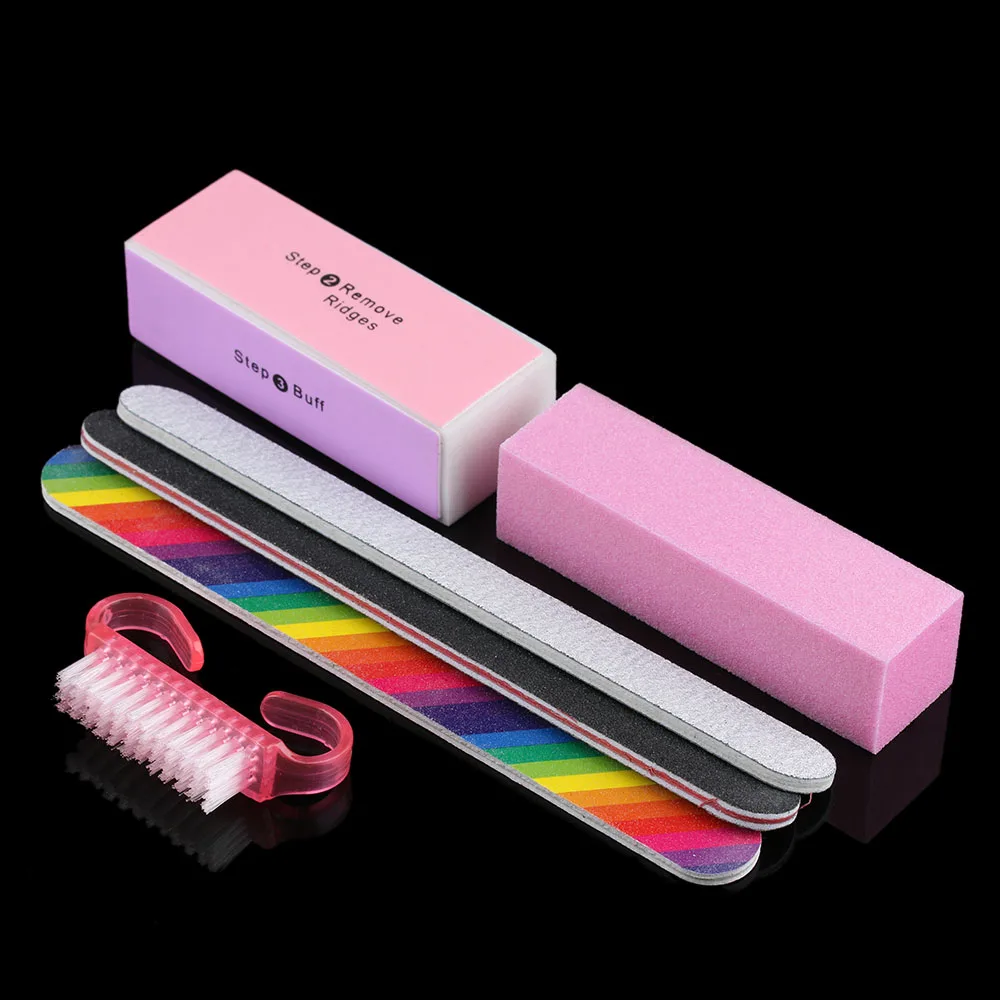 6Pcs/Set Durable DIY Nail Art Manicure Kit Nail Files Brush Durable Buffing Sanding File Polish Buffer Blocks Pedicure Tool
6Pcs/Set Durable DIY Nail Art Manicure Kit Nail Files Brush Durable Buffing Sanding File Polish Buffer Blocks Pedicure Tool