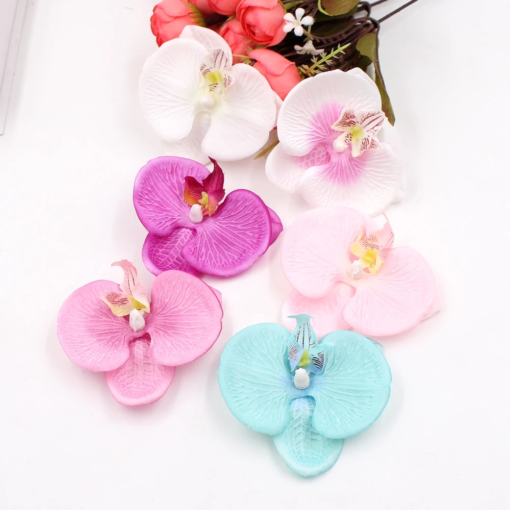 100pcs Artificial Flower high quality Silk Butterfly Orchid Head For Wedding Car Home Decoration DIY Flores Cymbidium Handmade
100pcs Artificial Flower high quality Silk Butterfly Orchid Head For Wedding Car Home Decoration DIY Flores Cymbidium Handmade