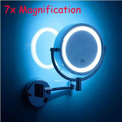 LED cosmetic 7X mirror wall mounted mirror with led bathroom beauty mirror double faced retractable makeup mirror folding
LED cosmetic 7X mirror wall mounted mirror with led bathroom beauty mirror double faced retractable makeup mirror folding
