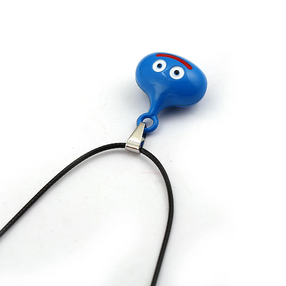 HSIC Game Dragon Quest Kuesuto Necklace Blue Metal Slime Pendant Necklace Black Rope Chain Women Men Jewelry
HSIC Game Dragon Quest Kuesuto Necklace Blue Metal Slime Pendant Necklace Black Rope Chain Women Men Jewelry