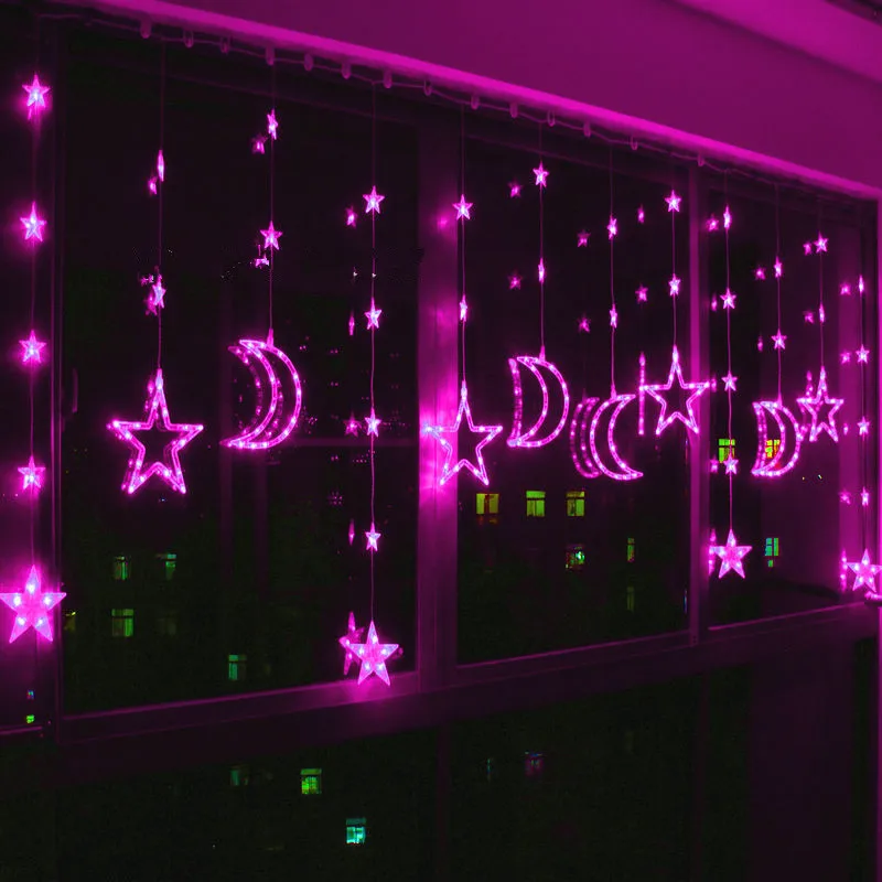 LED lights bar family KTV party lights lights wedding lights LED stars moon curtains lantern string, long 6M,high 1M
LED lights bar family KTV party lights lights wedding lights LED stars moon curtains lantern string, long 6M,high 1M