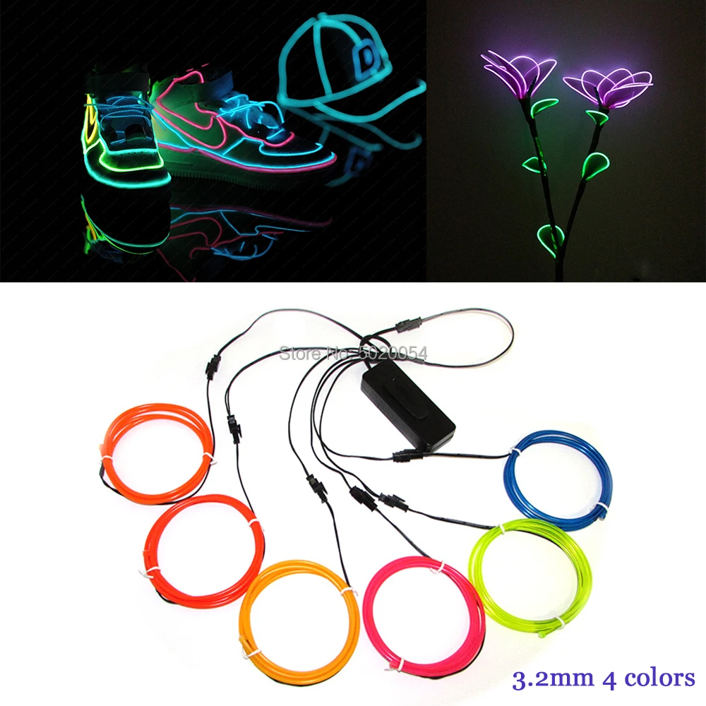 Colorful EL Wire Rope Neon Led Light Cable For Stage Costume Halloween Party Dance DJ Night Club Decoration
Colorful EL Wire Rope Neon Led Light Cable For Stage Costume Halloween Party Dance DJ Night Club Decoration