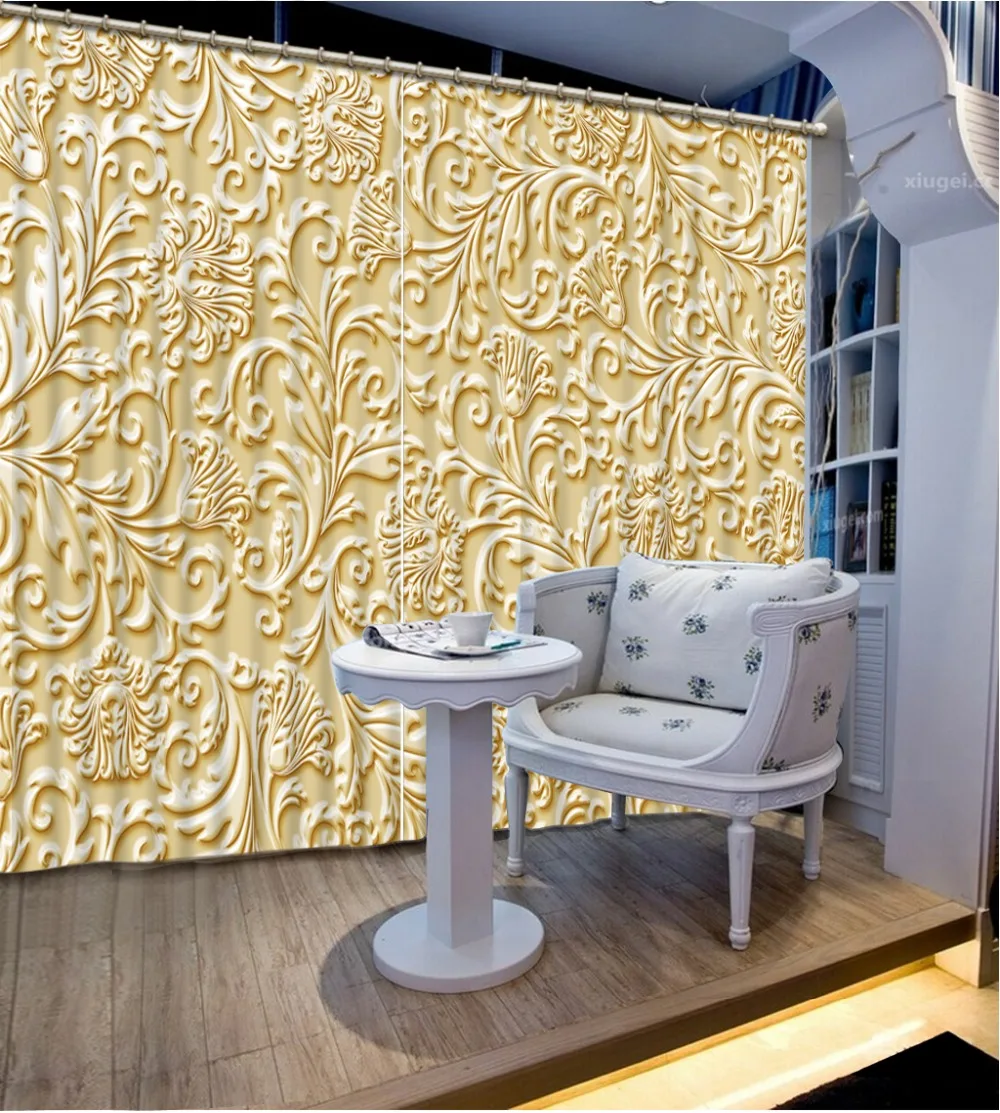 modern living room curtains Luxury 3D Window Curtains Living Room wedding bedroom relief curtains
modern living room curtains Luxury 3D Window Curtains Living Room wedding bedroom relief curtains