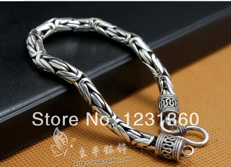 Free shipping 925 pure silver ministering bracelet jewelry thai silver male bracelet ,gift for boyfriend
Free shipping 925 pure silver ministering bracelet jewelry thai silver male bracelet ,gift for boyfriend