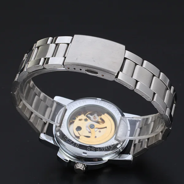 WINNER Classic RoundWatch Luxury Men Alloy Hollow Automatic Mechanical Watch Casual Movement With Stainless Steel Band
WINNER Classic RoundWatch Luxury Men Alloy Hollow Automatic Mechanical Watch Casual Movement With Stainless Steel Band