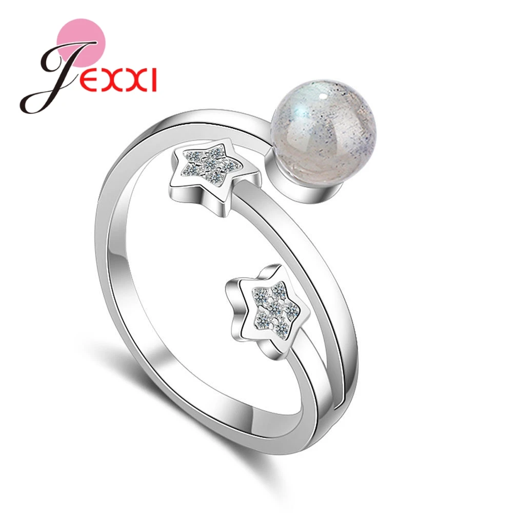 Exquisite Latest Star With Round Ball 925 Silver Open Ring With Top Quality Cubic Zircon For Lady/Women/Girl Anniversary
Exquisite Latest Star With Round Ball 925 Silver Open Ring With Top Quality Cubic Zircon For Lady/Women/Girl Anniversary