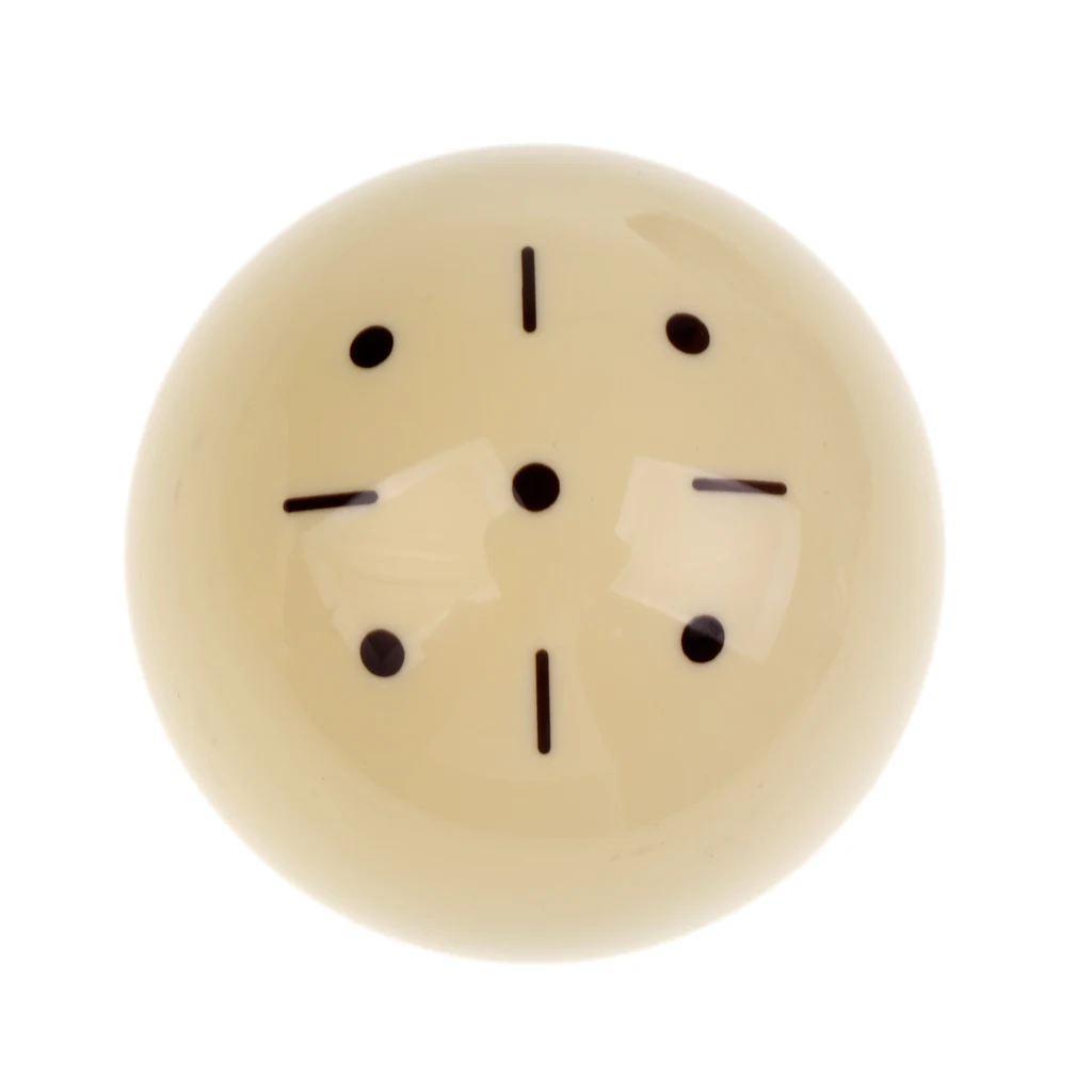 Black Dot Practice Training Billiard Pool Ball Beige Resin Snooker Billiard Accessories 57mm
Black Dot Practice Training Billiard Pool Ball Beige Resin Snooker Billiard Accessories 57mm