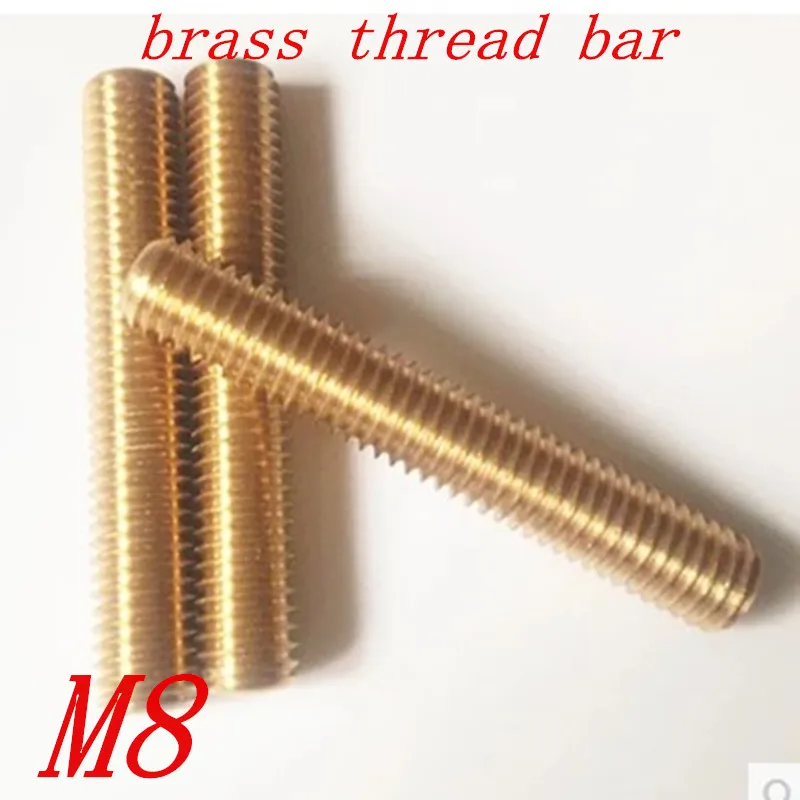 5pcs/Lot M8*110/120/130/140/150/200/250 Metric Brass Thread Rod Bar Copper Full Thread Stud length 100mm to 500mm
5pcs/Lot M8*110/120/130/140/150/200/250 Metric Brass Thread Rod Bar Copper Full Thread Stud length 100mm to 500mm