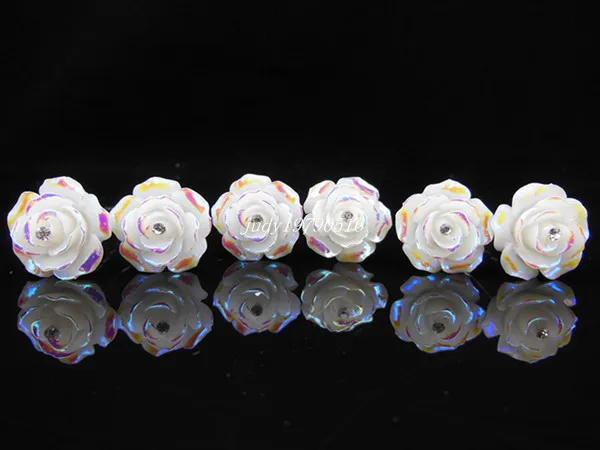 50 Pcs/lot hair accessories Wedding Bridal Resin White Rose Flower Hair Pins Women hair jewelry
50 Pcs/lot hair accessories Wedding Bridal Resin White Rose Flower Hair Pins Women hair jewelry