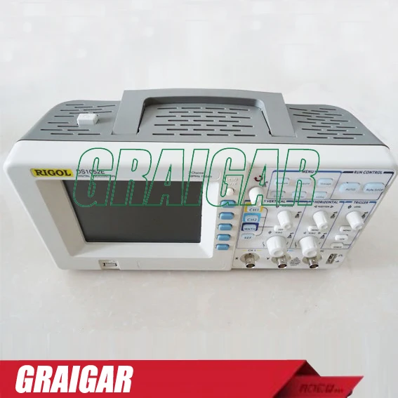 RIGOL DS1052E высокопроизводительный 50 МГц 2 канала скамейка цифровой осциллограф