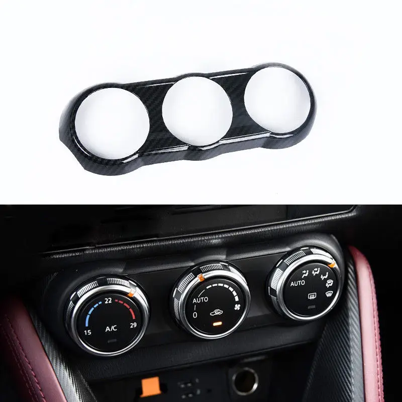 ABS Carbon Fiber Style A/C Air Condition Switch Cover Trim Car Styling Accessories for MAZDA CX-3 2017 2018
ABS Carbon Fiber Style A/C Air Condition Switch Cover Trim Car Styling Accessories for MAZDA CX-3 2017 2018