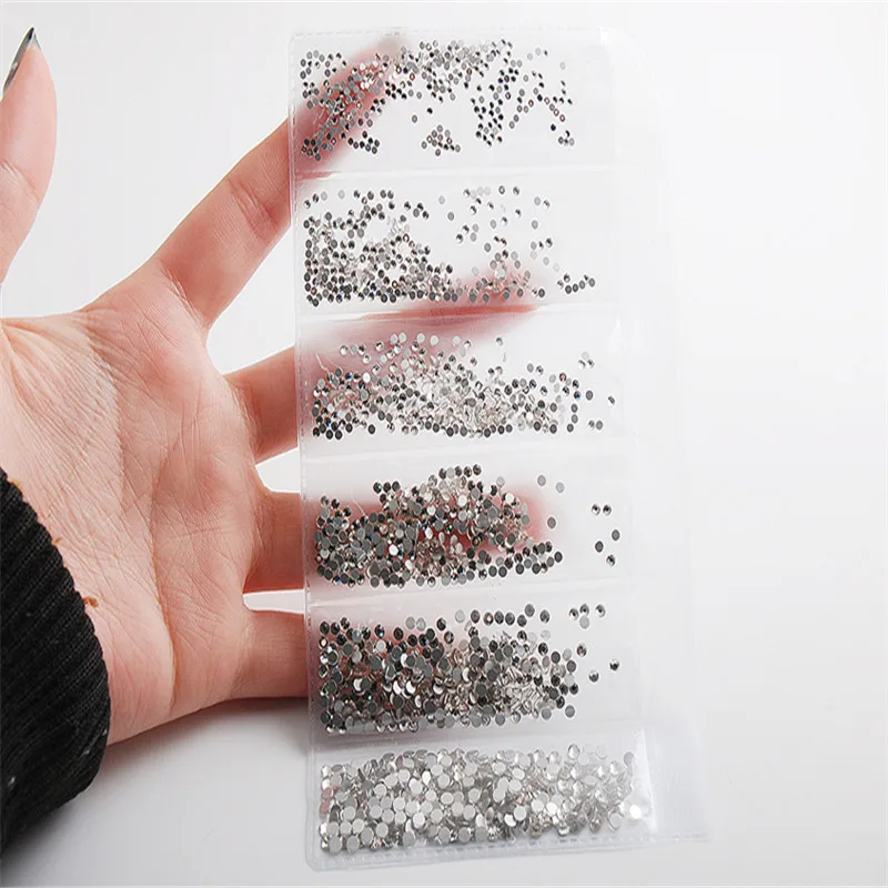 High quality SS3-SS10 mini size fashion transparent crystal 1728pcs nail crystal glass rhinestone DIY 3D nail art decoration
High quality SS3-SS10 mini size fashion transparent crystal 1728pcs nail crystal glass rhinestone DIY 3D nail art decoration