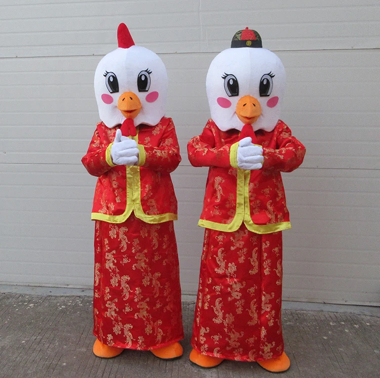 Chinese New Year Rooster Chicken Cook Mascot Costume for Adult Size Mascot Costume New Year Cosplay Costumes Halloween Dress
Chinese New Year Rooster Chicken Cook Mascot Costume for Adult Size Mascot Costume New Year Cosplay Costumes Halloween Dress
