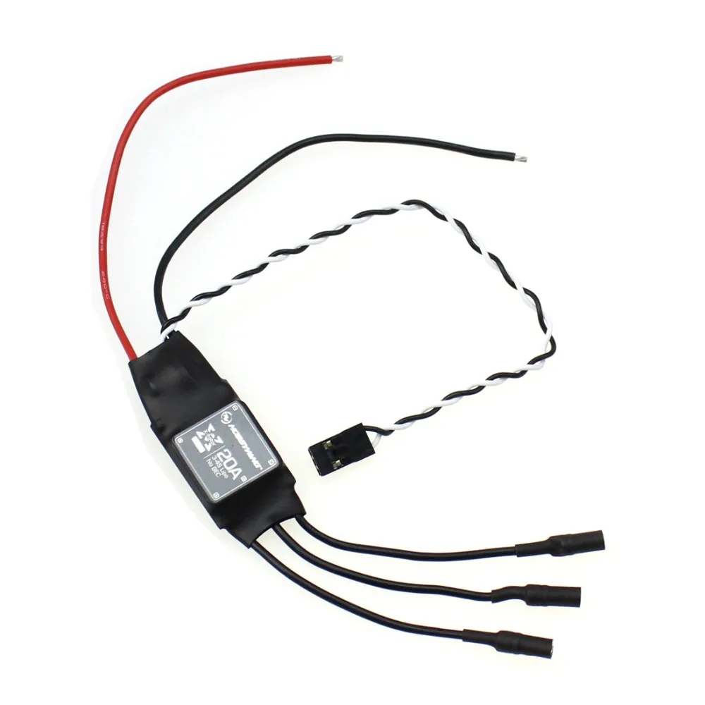 JMT Hobbywing XRotor Lipo 3-4S Long wire 20A Brushless ESC No BEC high refresh rate for Multi-axle aircraft copters F17723
JMT Hobbywing XRotor Lipo 3-4S Long wire 20A Brushless ESC No BEC high refresh rate for Multi-axle aircraft copters F17723
