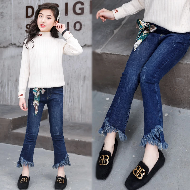 Детские джинсовые брюки для девочек, осень 2020, эластичная талия, брюки с вырезами, повседневные леггинсы для больших детей, весенняя одежда ...
Детские джинсовые брюки для девочек, осень 2020, эластичная талия, брюки с вырезами, повседневные леггинсы для больших детей, весенняя одежда ...