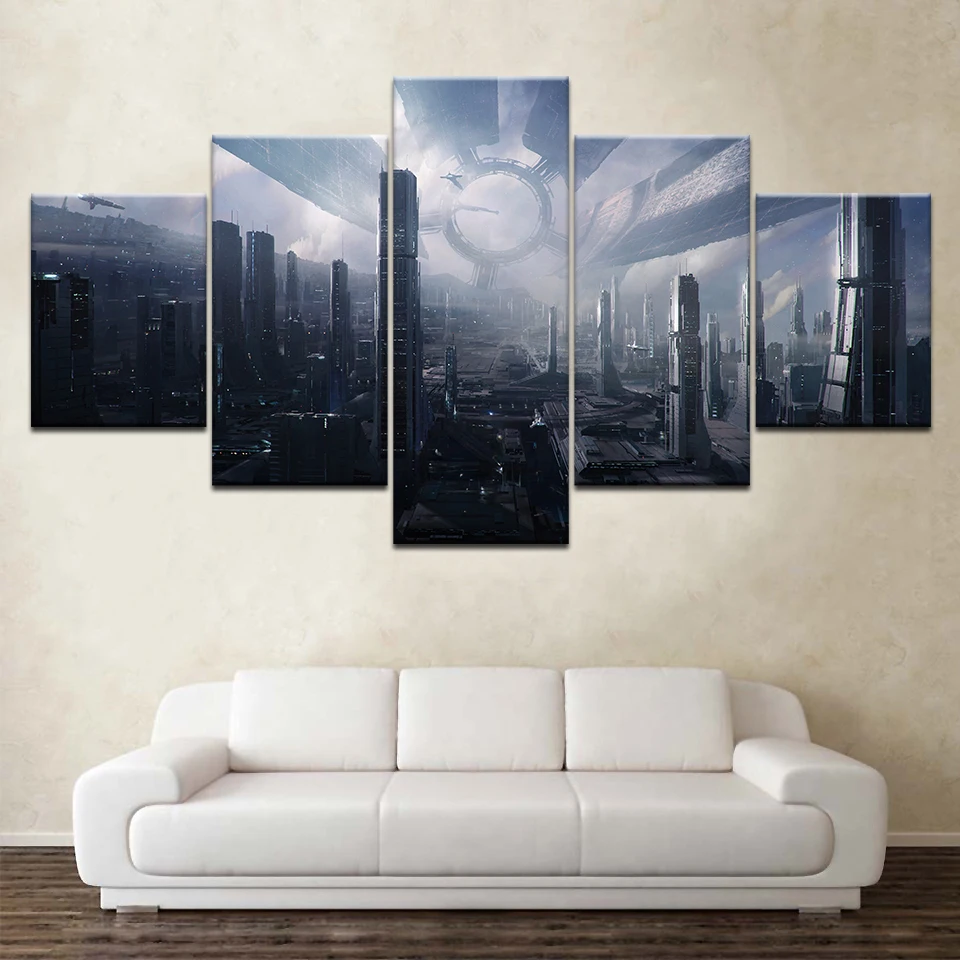 Citadel Mass Effect 5 piece Wallpapers modern Modular Poster wall art Canvas painting for Living Room Home Decor Artwork
Citadel Mass Effect 5 piece Wallpapers modern Modular Poster wall art Canvas painting for Living Room Home Decor Artwork