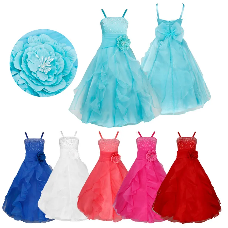 Kids Girls 3D Flower Formal Party Dresses Ball Gown Prom Princess Vestidos Children Flower Girl Wedding Dress Robes Filles
Kids Girls 3D Flower Formal Party Dresses Ball Gown Prom Princess Vestidos Children Flower Girl Wedding Dress Robes Filles