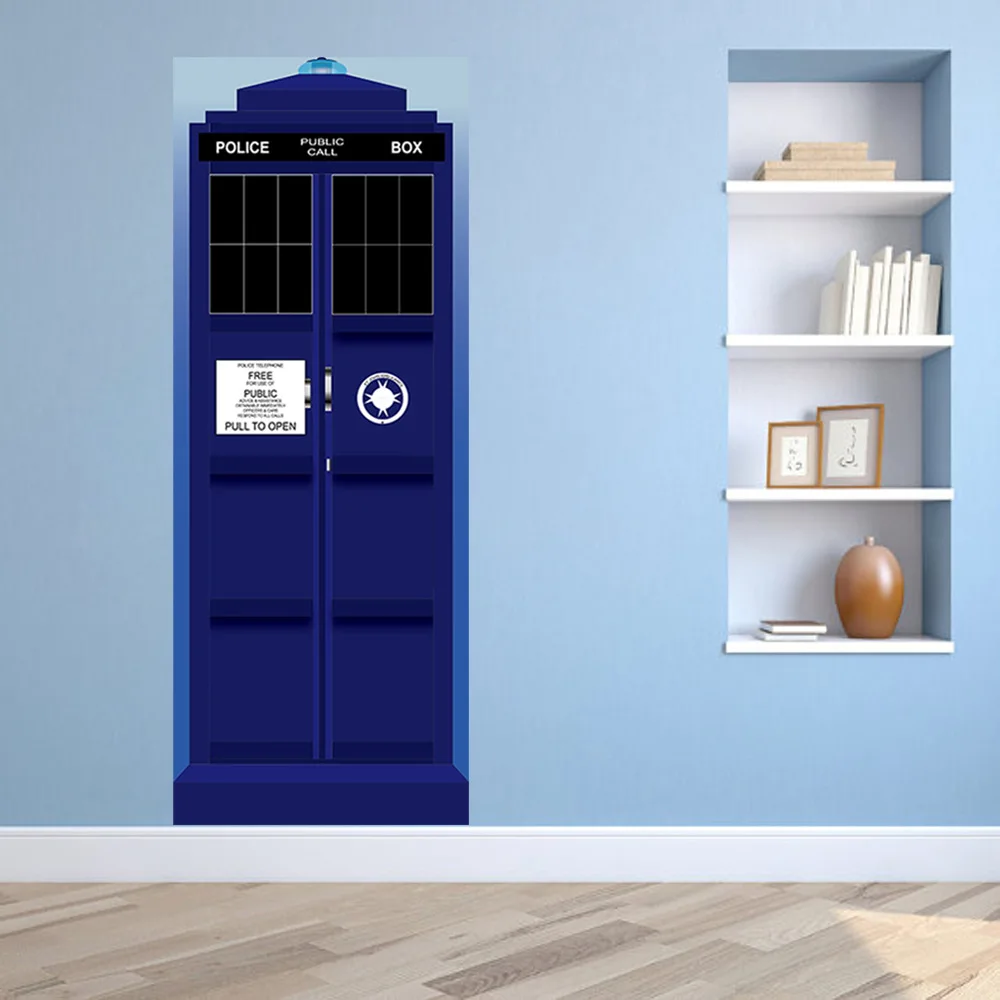 Creative DIY 3D Door Stickers Police Box Pattern for Bedroom Decoration Home Decor Accessories Mural Art Large Wall Sticker
Creative DIY 3D Door Stickers Police Box Pattern for Bedroom Decoration Home Decor Accessories Mural Art Large Wall Sticker