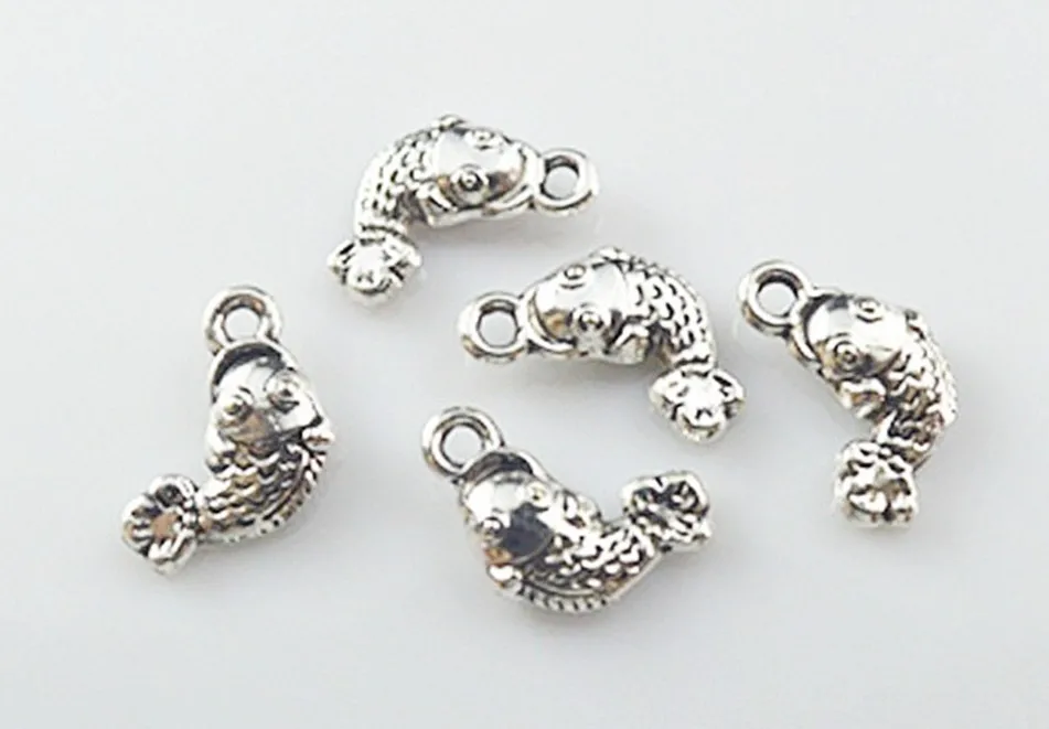 Jewelry Findings,Accessories,charm,pendant,Alloy Antique Silver 15*9mm Small goldfish
Jewelry Findings,Accessories,charm,pendant,Alloy Antique Silver 15*9mm Small goldfish