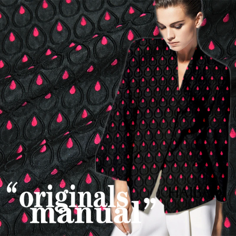 LEO&LIN Brocade jacquard fabrics for high-end fashion clothing peacock eye Xia Chunqiu winter dress sub Rose cloth (1 meter)
LEO&LIN Brocade jacquard fabrics for high-end fashion clothing peacock eye Xia Chunqiu winter dress sub Rose cloth (1 meter)
