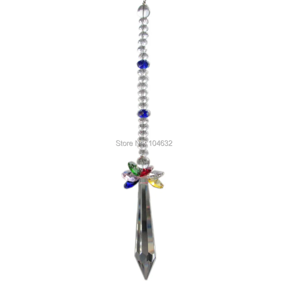 1 Suncatcher Crystal Pendulum Healing Lamp Prisms Feng Shui Pendant Rainbows 9''
1 Suncatcher Crystal Pendulum Healing Lamp Prisms Feng Shui Pendant Rainbows 9''