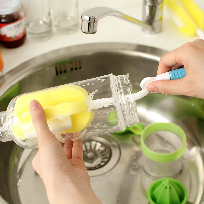 Simple cup brush baby bottle brush sponge cleaning brush rotary cup brush long handle wash tool don't hurt the surface
Simple cup brush baby bottle brush sponge cleaning brush rotary cup brush long handle wash tool don't hurt the surface