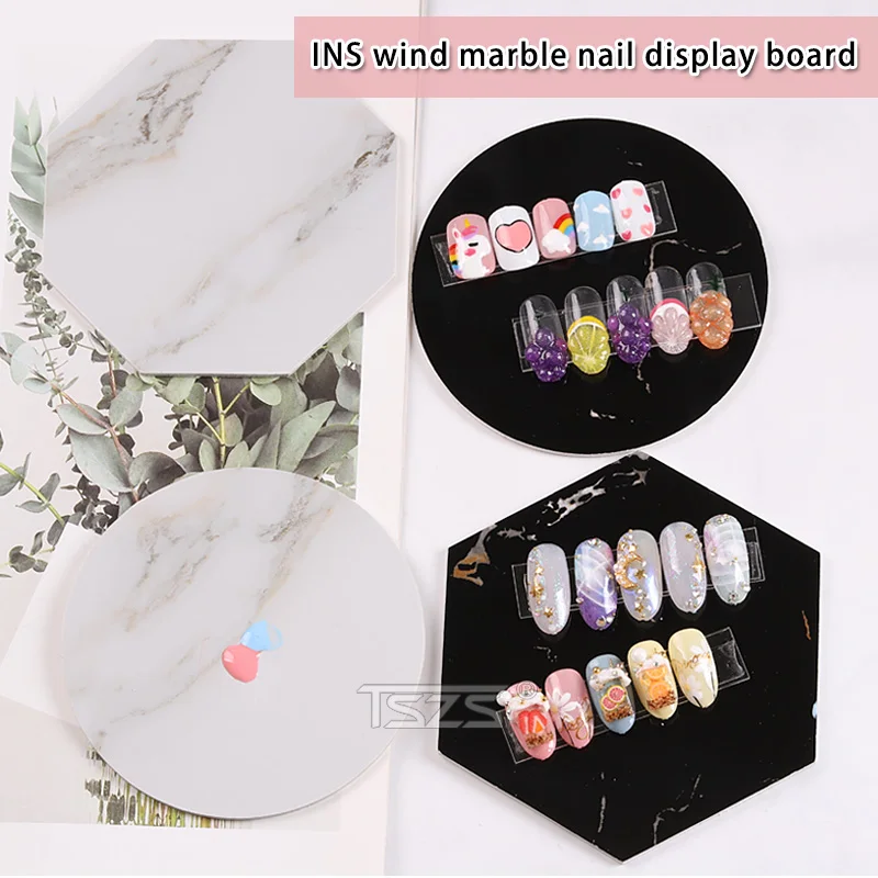 1Pcs/lot INS Wind Marble Nail Art Display Board Washable Nail Polish Color Palette
1Pcs/lot INS Wind Marble Nail Art Display Board Washable Nail Polish Color Palette