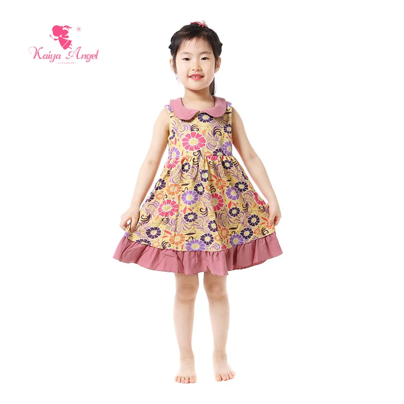 Kaiya Angel Girls Dress Sunflower Kids Dresses For Girls Sleeveless Girl Clothes Dust Pink Ruffle Floral Print Kids Clothes
Kaiya Angel Girls Dress Sunflower Kids Dresses For Girls Sleeveless Girl Clothes Dust Pink Ruffle Floral Print Kids Clothes