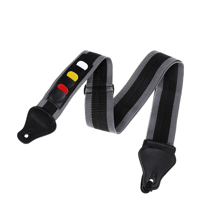 High Quality Nylon Adjustable Acoustic Electric Soft Guitar Bass Strap With 3 Picks Youth Kids Gift
High Quality Nylon Adjustable Acoustic Electric Soft Guitar Bass Strap With 3 Picks Youth Kids Gift