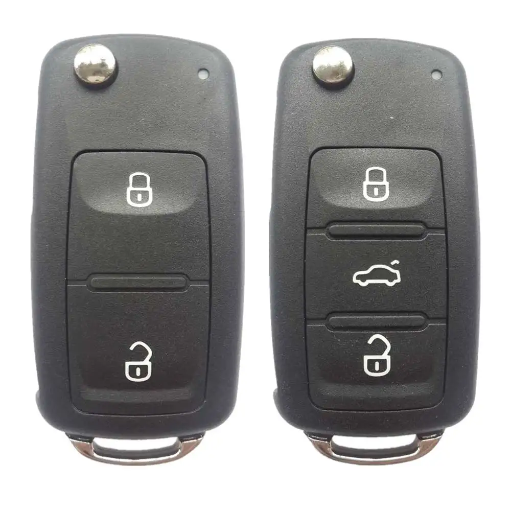 Для VW Tiguan Golf Sagitar Polo MK6 2/3 кнопки откидная оболочка ключа дистанционного