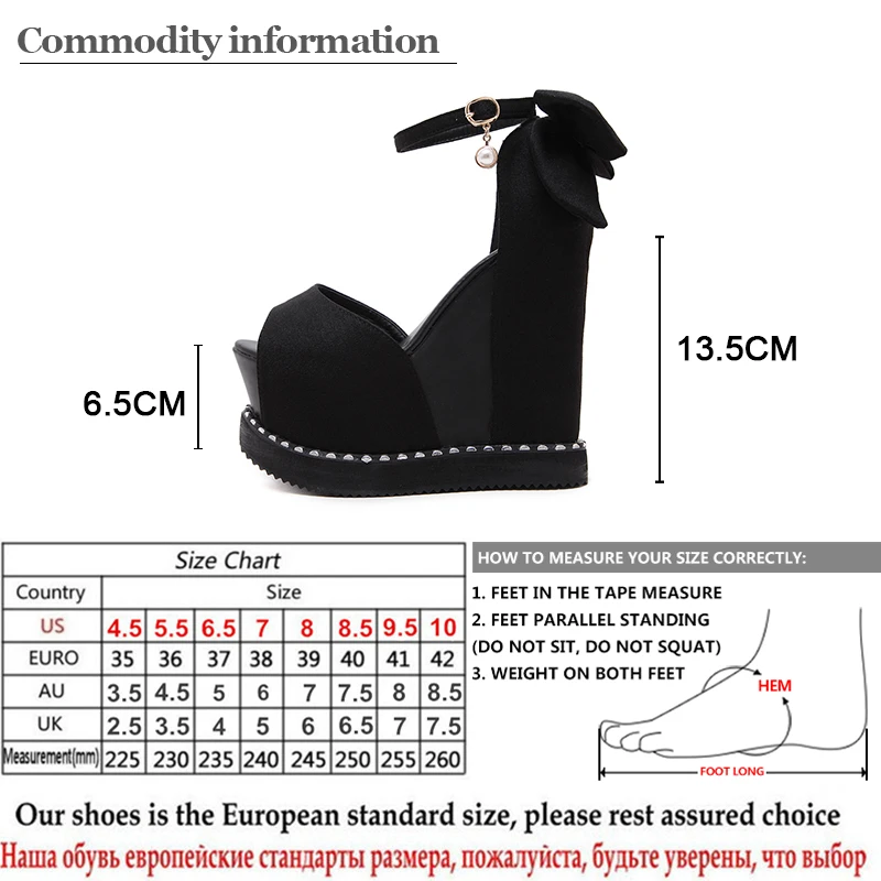 Gdgydh Open Toe Summer Wedges Female Sandals Super High Heels Cover Shoes Casual Party Flock Platform Sandals Woman Sexy Crystal
Gdgydh Open Toe Summer Wedges Female Sandals Super High Heels Cover Shoes Casual Party Flock Platform Sandals Woman Sexy Crystal