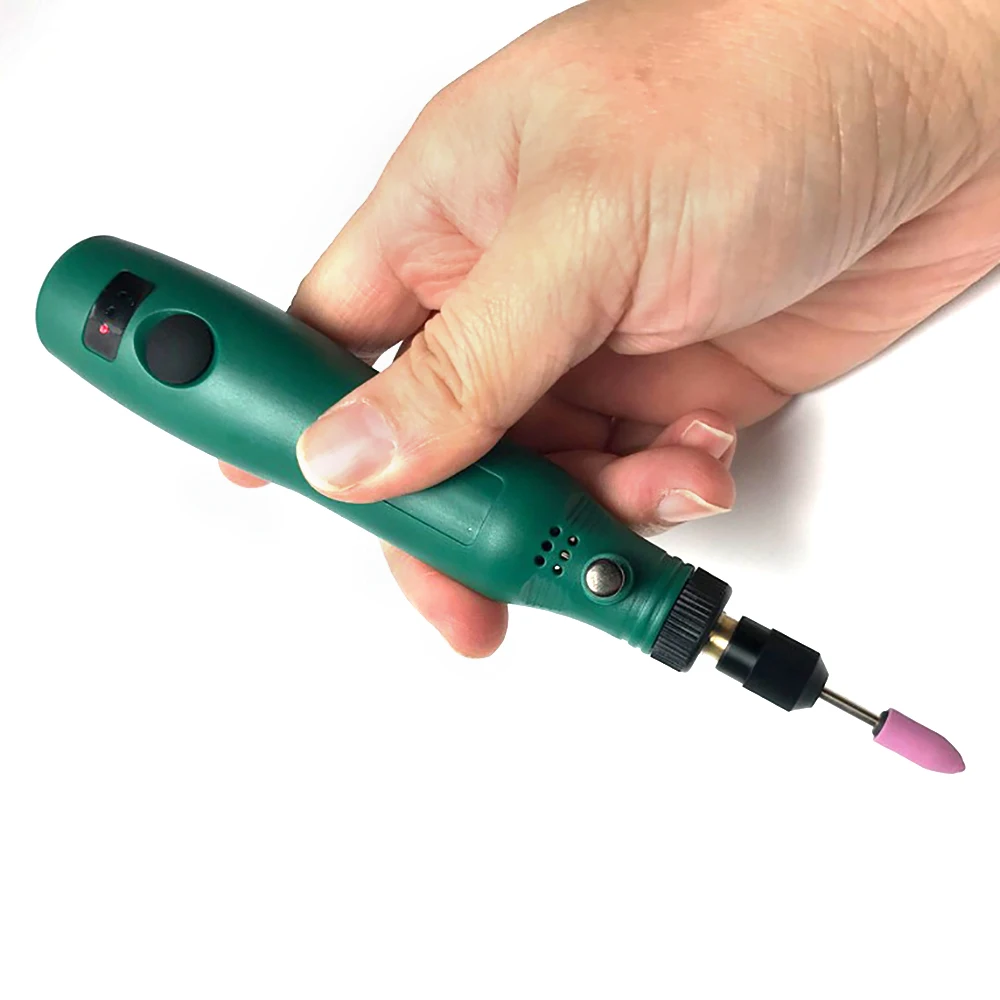 USB 5V DC 10W Cordless Rotary Tool USB Woodworking Engraving Pen DIY for Jewelry Metal Glass Wireless Drill Mini Electric Drill
USB 5V DC 10W Cordless Rotary Tool USB Woodworking Engraving Pen DIY for Jewelry Metal Glass Wireless Drill Mini Electric Drill