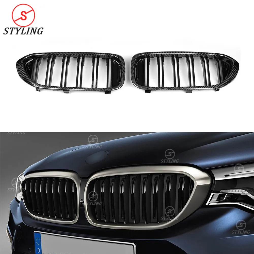 G30 Front Grille 2017 2018 2019 For BMW 5 Series G38 Carbon Fiber Front Bumper Lip Grille Trim Cover Gloss Black
G30 Front Grille 2017 2018 2019 For BMW 5 Series G38 Carbon Fiber Front Bumper Lip Grille Trim Cover Gloss Black