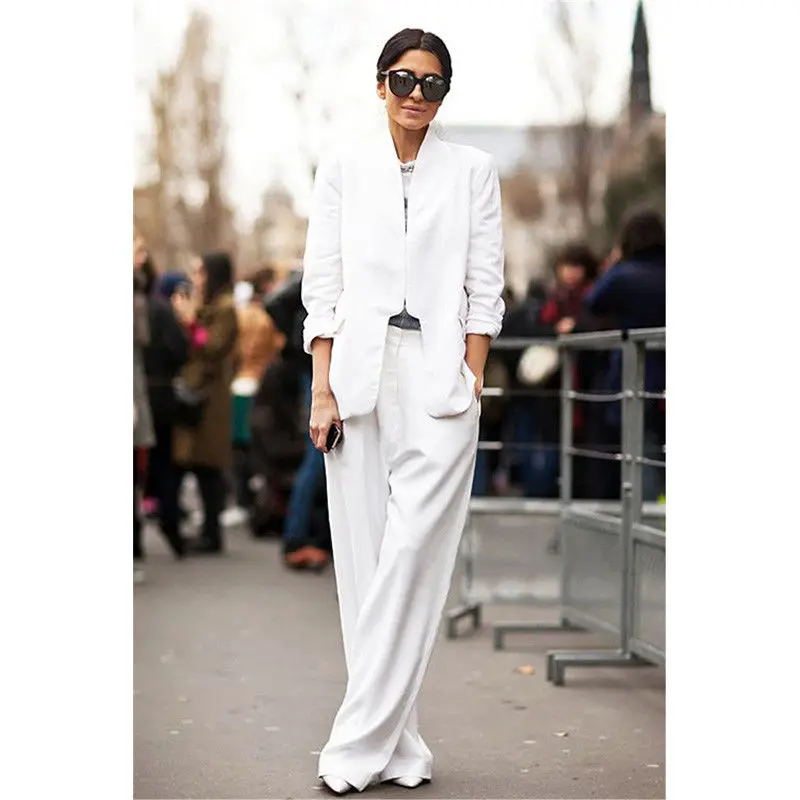 Customized spring and autumn new hot women's suit two-piece suit (jacket + pants) women's white business formal suit
Customized spring and autumn new hot women's suit two-piece suit (jacket + pants) women's white business formal suit