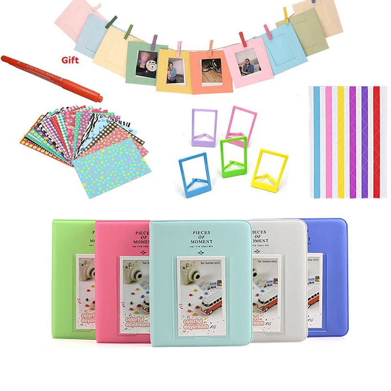 Color Stickers + Photos Album + Photo Frames + Marker Pen For Fujifilm Instax Mini 8 9 11 25 7s 70 for Instant Camera Film Paper
Color Stickers + Photos Album + Photo Frames + Marker Pen For Fujifilm Instax Mini 8 9 11 25 7s 70 for Instant Camera Film Paper