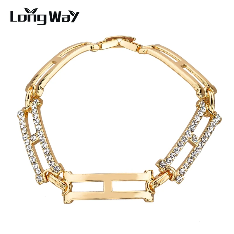 LongWay Free Shipping Jewelry Pretty Lady Gold Color Bracelet Lover Austrian Crystal Bracelet Wedding Jewelry Bangles SBR140292
LongWay Free Shipping Jewelry Pretty Lady Gold Color Bracelet Lover Austrian Crystal Bracelet Wedding Jewelry Bangles SBR140292
