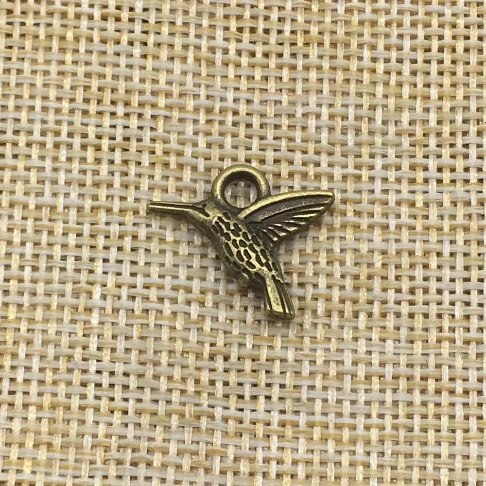 50 шт. цветовая птица с колибри|charms vintage|jewelry pandora charmsjewelry paper |
