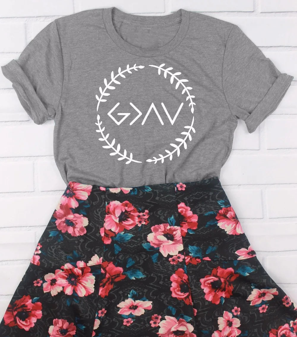 God Is Greater Than High's and Low's Christian T-shirt Christian tee for Women|Women's Jesus Shirt|Christian Shirts Ladies Faith
God Is Greater Than High's and Low's Christian T-shirt Christian tee for Women|Women's Jesus Shirt|Christian Shirts Ladies Faith