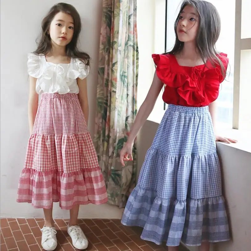 Teenage girls patchwork dress 2019 summer new Korean style ruffles plaid dress for children cotton Performance clothing ws539
Teenage girls patchwork dress 2019 summer new Korean style ruffles plaid dress for children cotton Performance clothing ws539