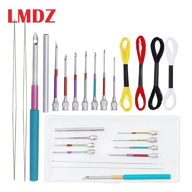 LMDZ 15 Pcs Embroidery Stitching Punch Needles Set Poking Cross Stitch Tools Crochet Knitting Art Handmaking Needles with Thread
LMDZ 15 Pcs Embroidery Stitching Punch Needles Set Poking Cross Stitch Tools Crochet Knitting Art Handmaking Needles with Thread