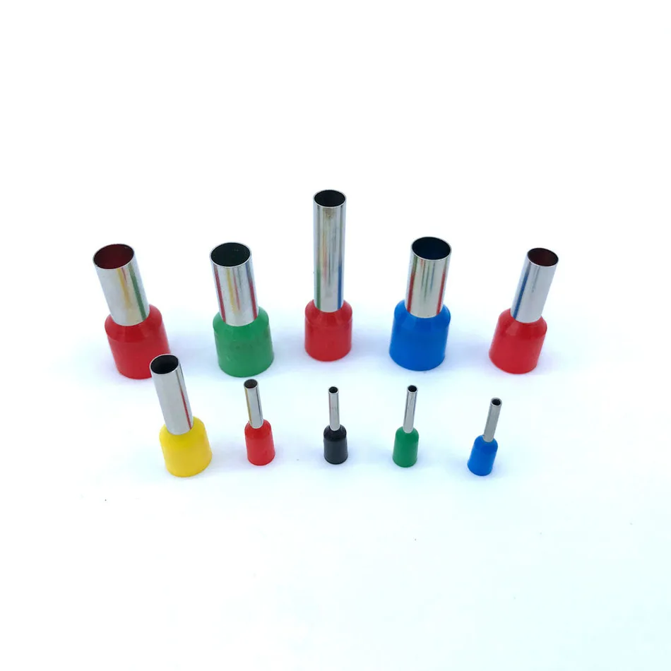 Insulated Ferrules Terminal Block 100pcs/Pack E0508 E7508 E1008 E1508 Cord End Wire Connector Electrical Crimp China Terminator
Insulated Ferrules Terminal Block 100pcs/Pack E0508 E7508 E1008 E1508 Cord End Wire Connector Electrical Crimp China Terminator