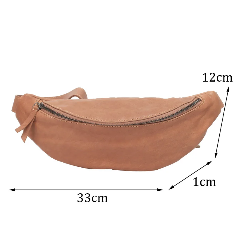AETOO Lightweight small breast bag, ultra-light lady trend slant bag, breech fashion retro soft leather waist bag
AETOO Lightweight small breast bag, ultra-light lady trend slant bag, breech fashion retro soft leather waist bag